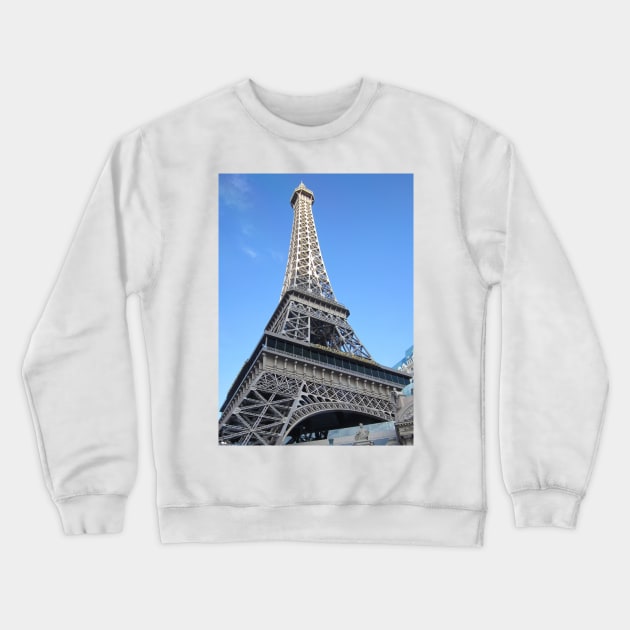 Eiffel Tower Las Vegas Crewneck Sweatshirt by PLANTONE